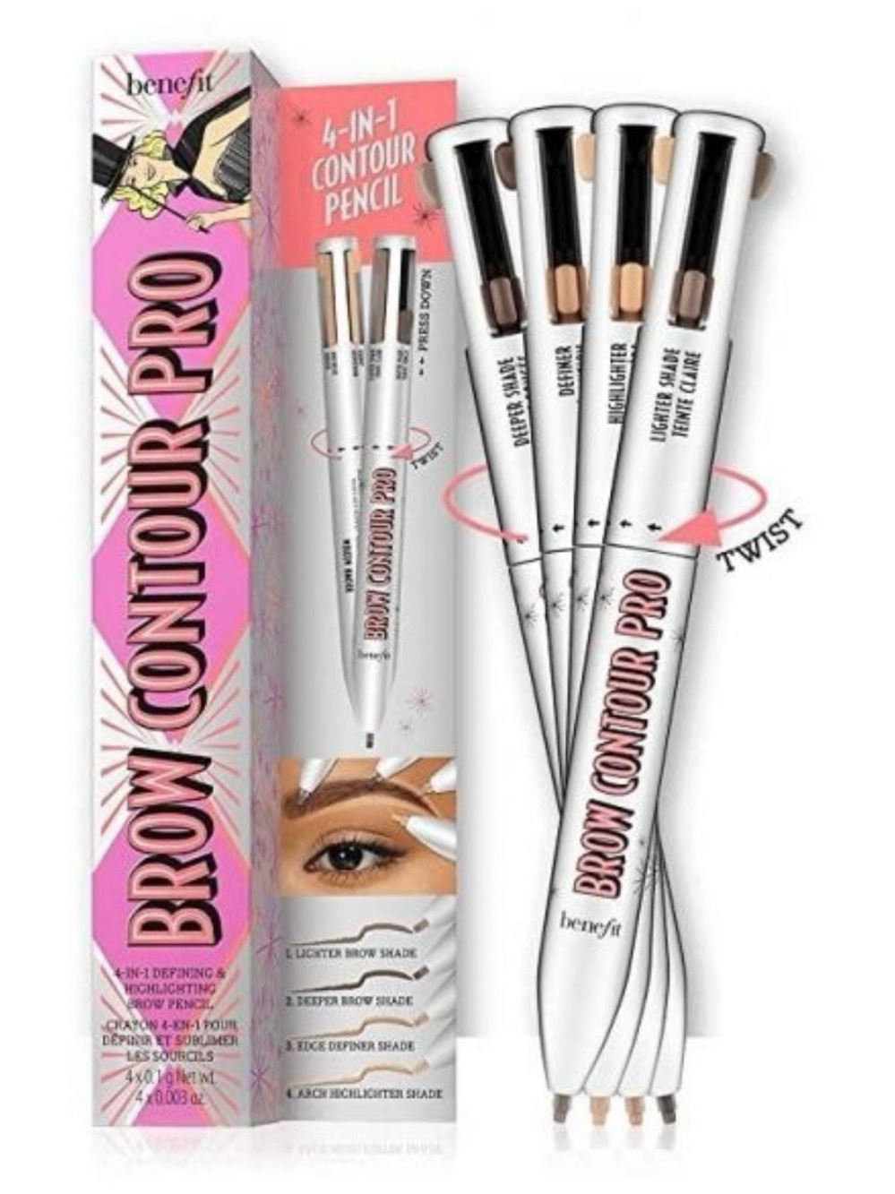 DISCONTINUED Benefit Cosmetics Brow Contour Pro Defining/Highlighting Brow Penci